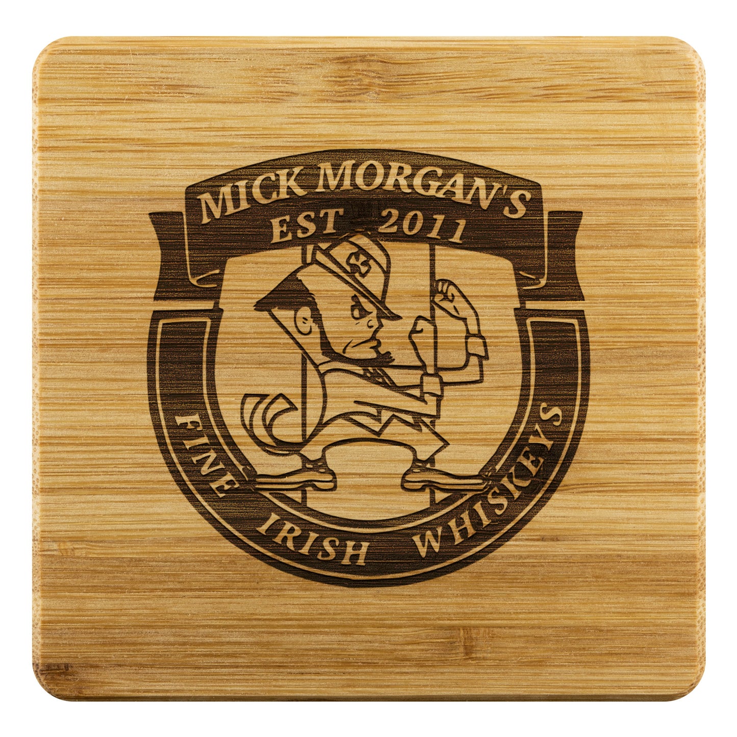 Mick Morgan's Bamboo Coaster - 4pc