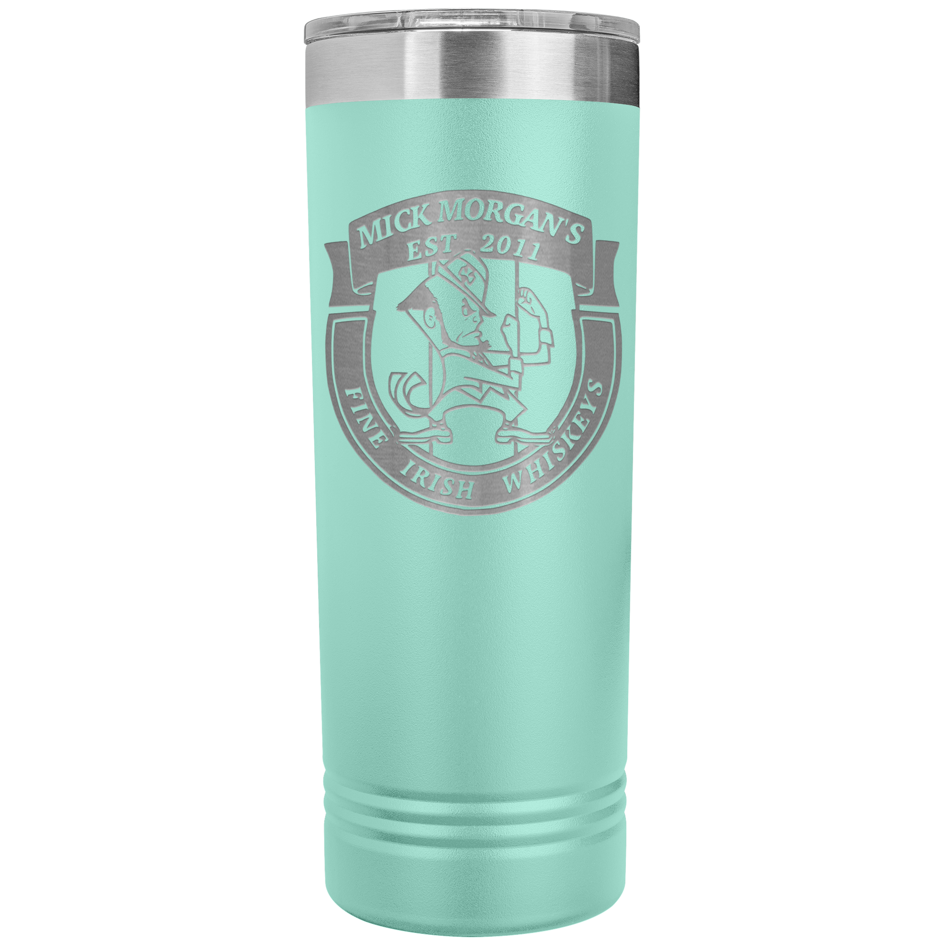 Mick_Morgans_22oz_Skinny_Tumbler_Teal_Mockup.png